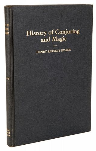 EVANS, HENRY RIDGLEY. HISTORY OF