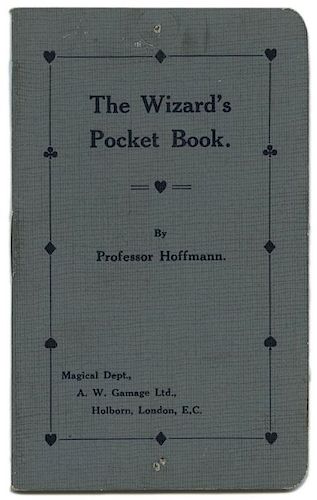 THE WIZARD'S POCKET BOOK.Hoffmann,