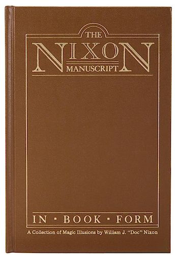 NIXON, WILLIAM (DOC). THE NIXON MANUSCRIPT,