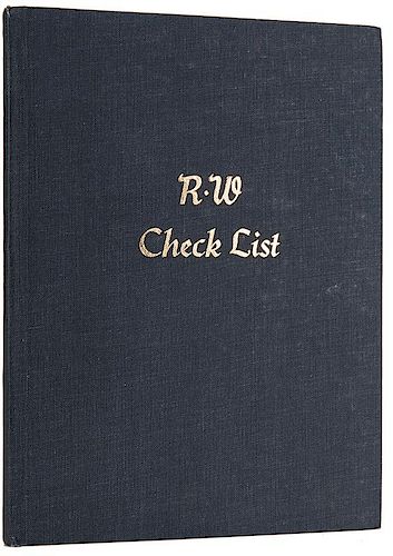 WINDER ROLAND CHECK LIST OF THE 385d47