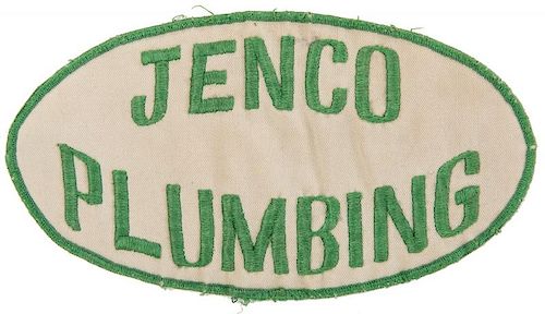 JENCO PLUMBING WORK SHIRT PATCH Jennings  385d65