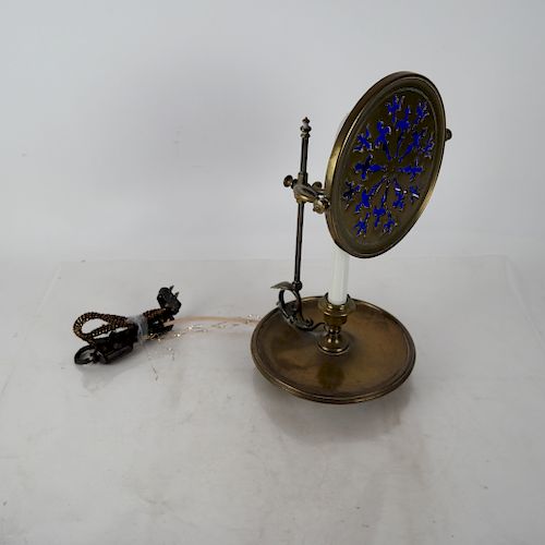 19TH C. ENGLISH BRASS FAN-FORM