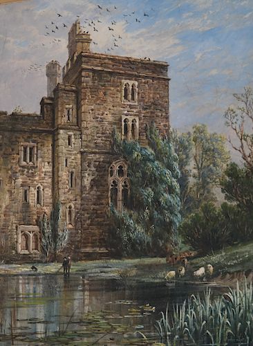 R.M. RAYNE: WRESSEL CASTLE - OIL ON