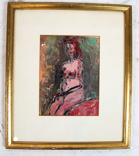 RALPH ROSENBERG: NUDE WOMAN - OIL