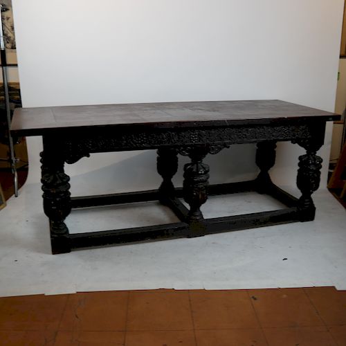 JACOBEAN-STYLE TRESTLE TABLELate