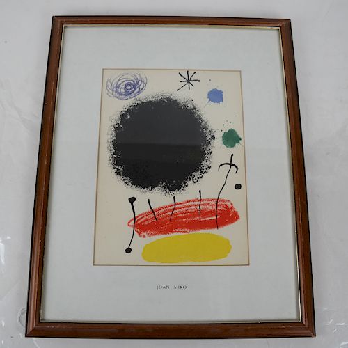 JOAN MIRO: COMPOSITION - COLOR