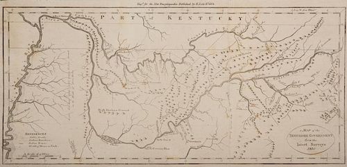 TENN. MAP 1811, PAYNE/LOWA Map of the