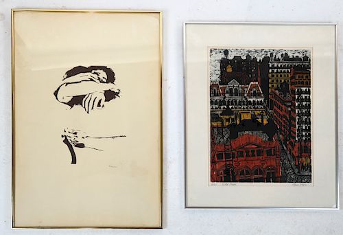 TWO WORKS GROSSE R NEYSI PRINT 388771