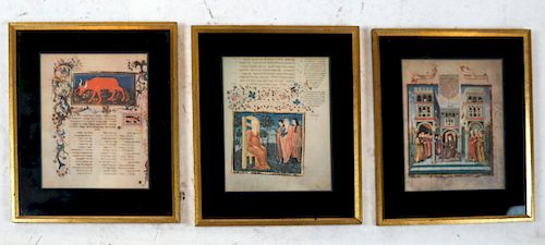 THREE JUDAIC PRINTS JERUSALEMThree 388774