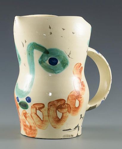 PICASSO CERAMIC VESSEL "VISAGE