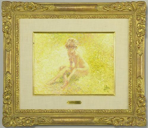 LOUIS FABIEN OIL ON CANVAS NUDELouis 38882f