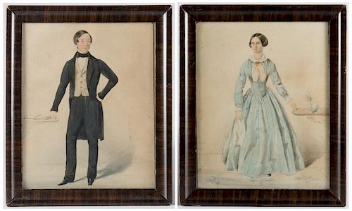 PR KY ANTEBELLUM W C PORTRAITSPair 38884c