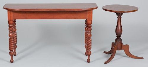 W TN DEMILUNE TABLE AND STAND1st 38886f