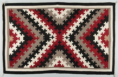 NAVAJO RUG STORM PATTERN VARIANTNavajo 38887e