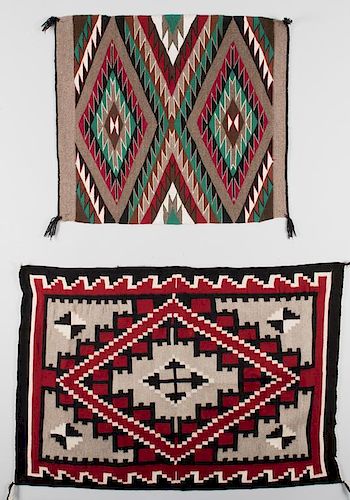 2 NAVAJO RUGS GANADO EYEDAZZLER1st 38887f