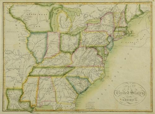 JOHN MELISH 1815 UNITED STATES OF AMERICA