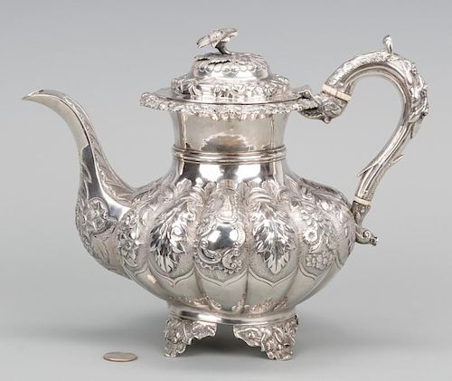 STERLING TEAPOT WILLIAM IV IRISH 388942