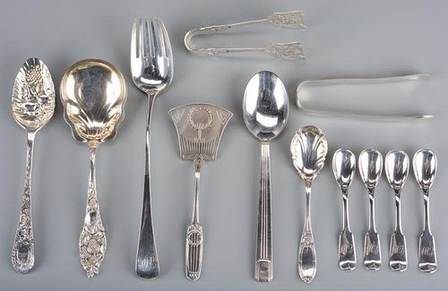 12 PCS COLLECTIBLE SILVER FLATWARE1st