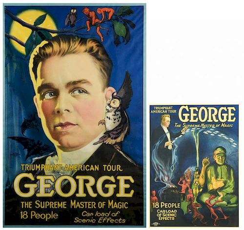 2 GROVER G GEORGE MAGIC POSTERS1st 3889a1