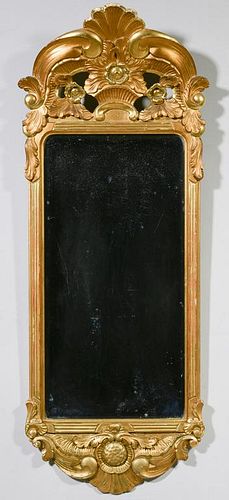 GILT CARVED ROCOCO MIRROREuropean 388b68