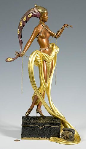 ERTE SCULPTURE, PLEASURE OF THE COURTESANErte