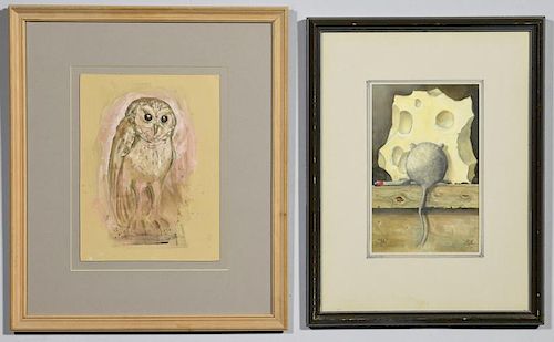 2 WERNER WILDNER WATERCOLORS, MOUSE