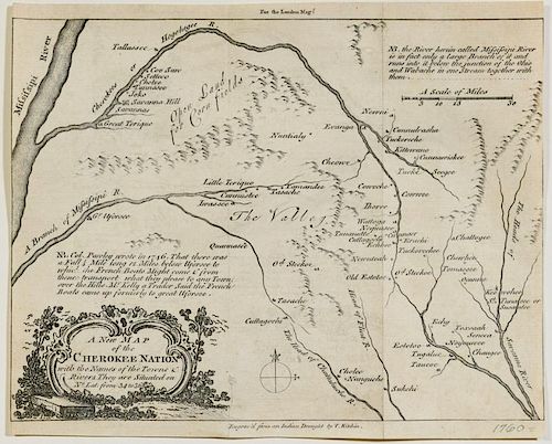 A NEW MAP OF THE CHEROKEE NATION  388c41