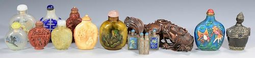 SNUFF BOTTLE COLLECTION AND DRAGON,