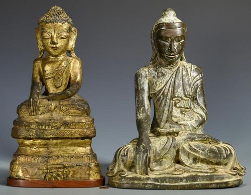 2 SOUTHEAST ASIAN BUDDHAS INCL  388cc0