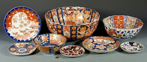 GROUP OF JAPANESE IMARI PORCELAIN  388ccf