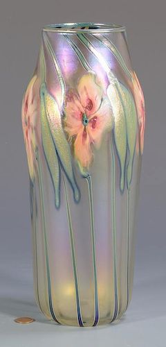 CHARLES LOTTON ART GLASS VASECharles 388df5