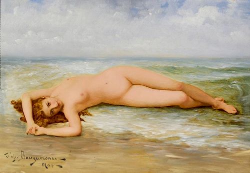 O/C NUDE, MANNER OF BOUGUEREAUFrench