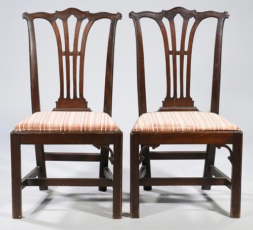 PAIR OF AMERICAN CHIPPENDALE SIDE 388e8b
