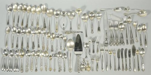 75 PCS STERLING SILVER FLATWAREAssorted 38902d