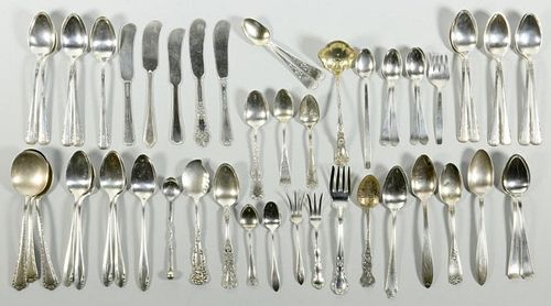 ASSORTED STERLING SILVER FLATWARE,