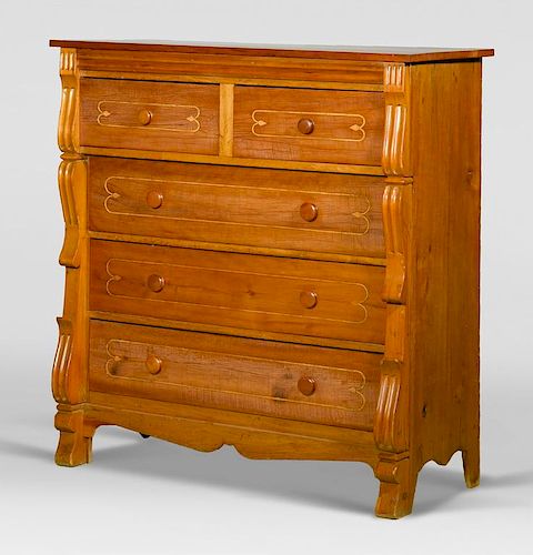 INLAID CHEST OF DRAWERS ATTR  389064