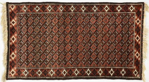 ANTIQUE AFGHAN BALOUCH RUG, 8'8"