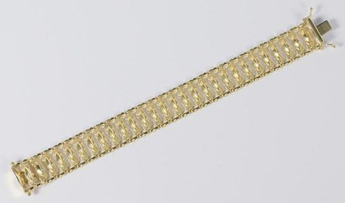 14K ITALIAN LINK BRACELET14K yellow 3890a2