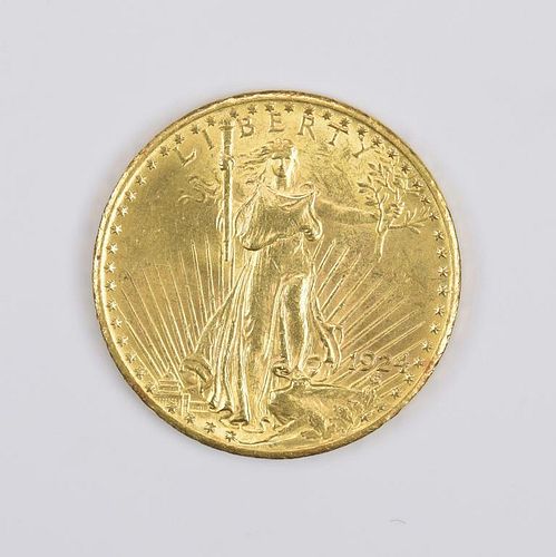 1924 20 ST GAUDENS DOUBLE EAGLE 3890b8