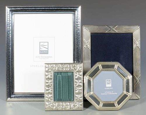 4 STERLING SILVER FRAMES, INCL.