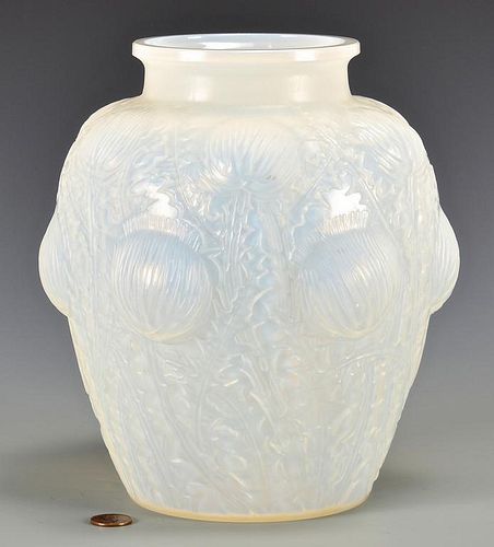 LALIQUE DOMREMY VASERene Lalique 3890d3