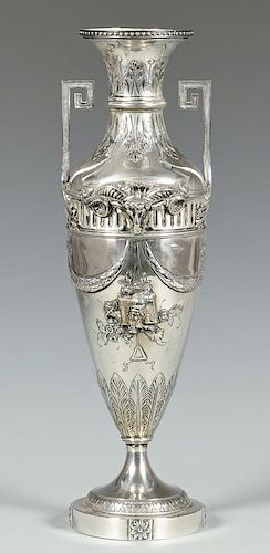 HANAU SILVER VASEHanau Silver Vase,