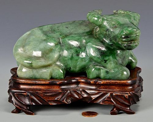 NEPHRITE JADE WATER BUFFALOLarge 38910d