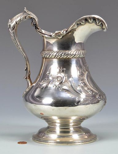 BAILEY STERLING SILVER PITCHER,