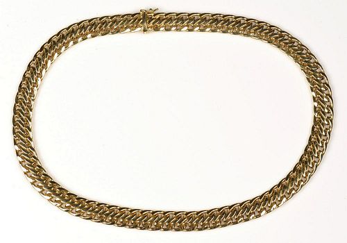 14K ITALIAN SERPENTINE GOLD NECKLACE14K 3891c8