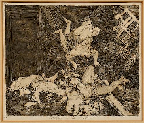GOYA ETCHING, #30 FROM THE DISASTERS