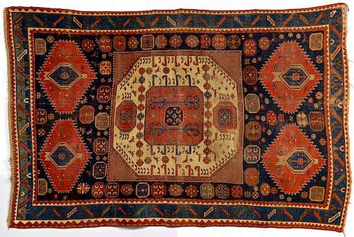 CAUCASIAN KAZAK CARPETCaucasian 3892c2