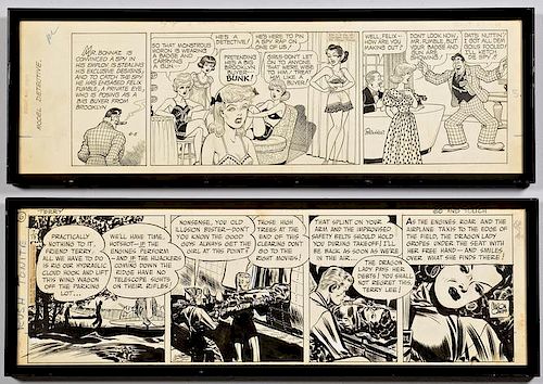 2 COMIC STRIPS: CANIFF & BRANNER1st