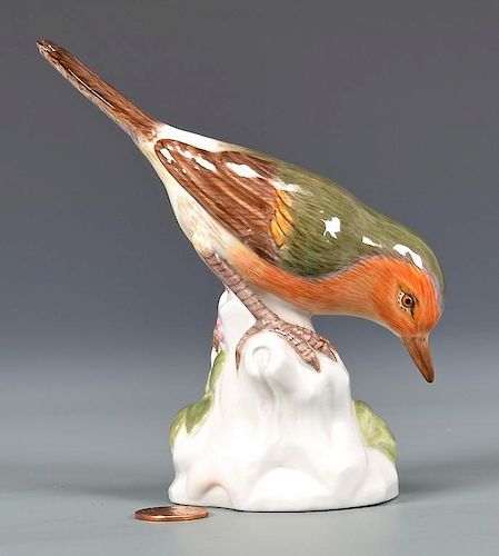 MEISSEN PORCELAIN SPARROW FIGURINEMeissen 389306