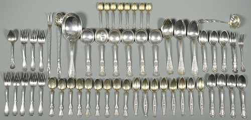 ASST. OF VINTAGE STERLING FLATWARE